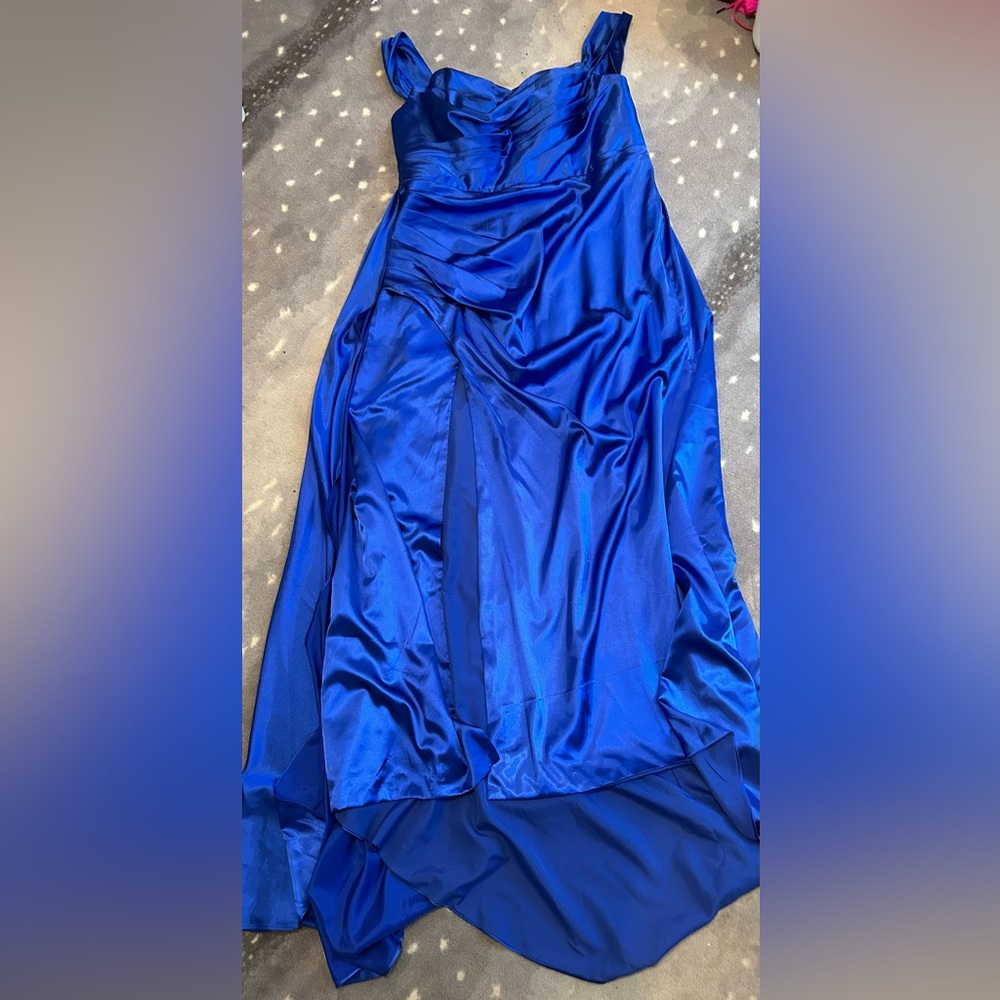 Stacees NWT never worn dress prom wedding formal royal blue size 20